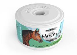 animal licking salt block 